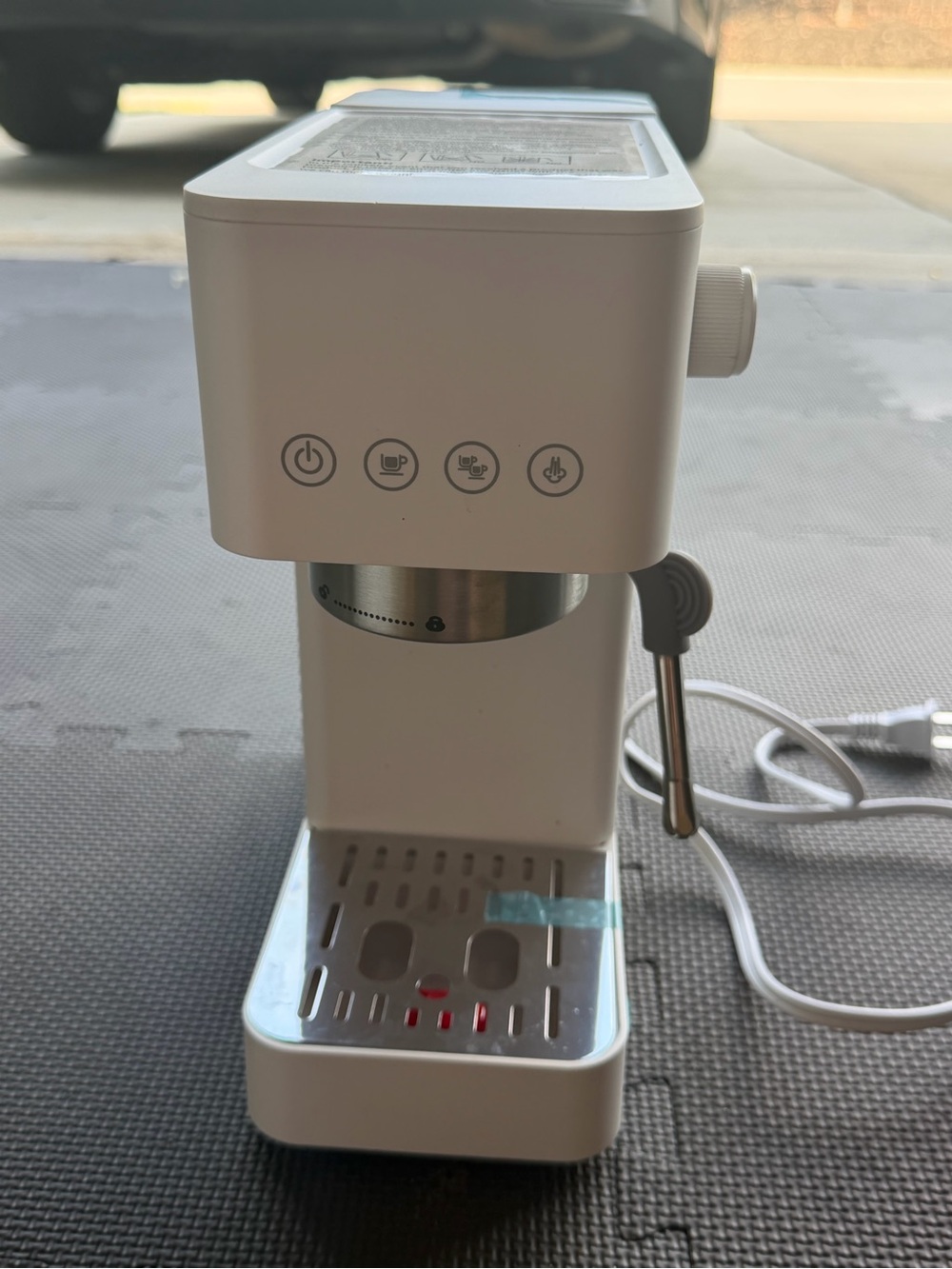 AMZCHEF Compact Espresso Machine 20 Bar, Americano, Latte & Cappuccino